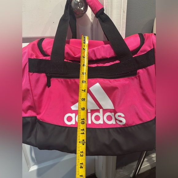 Adidas Pink and Black Travel Bag with Adjustable Strap - Picture 10 of 10